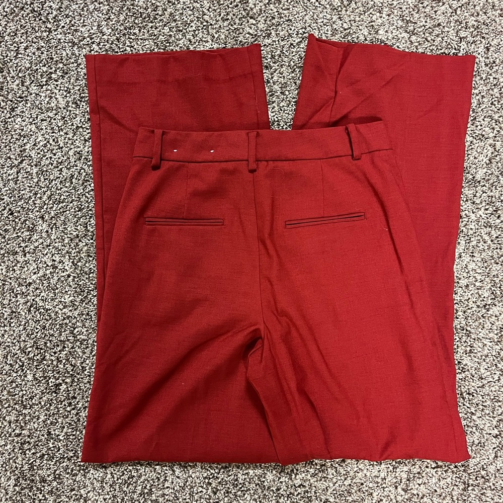 Ann Taylor Petite Red Trousers 0P - Picture 3 of 3